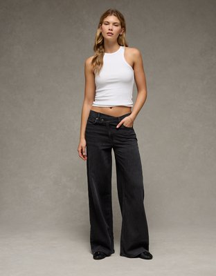 AE Strigid Low-Rise Ultra Wide-Leg Jean