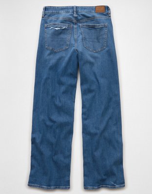 AE Stretch Low-Rise Baggy Wide-Leg Jean