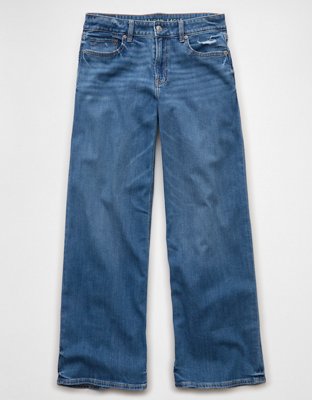 AE Stretch Low-Rise Baggy Wide-Leg Jean