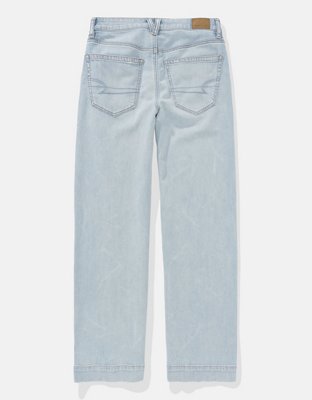 AE Dreamy Drapey Stretch Super High-Waisted Baggy Wide-Leg Jean