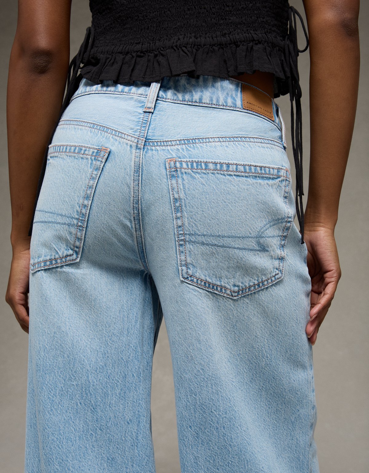 AE Dreamy Drape Strigid A-Line Fit Jean - image 3