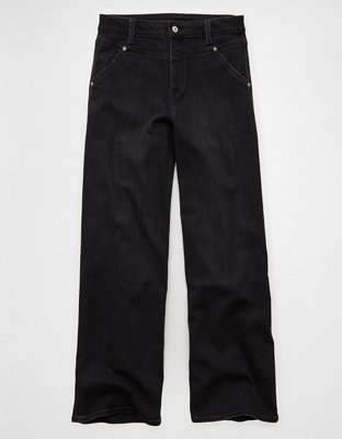 AE Dreamy Drape Stretch Super High-Waisted Baggy Wide-Leg Jean