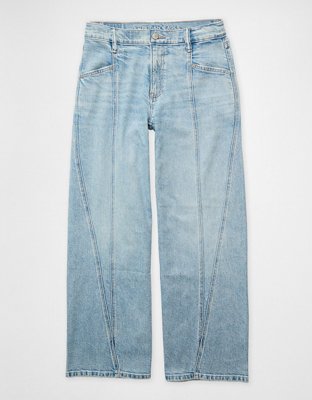 AE Dreamy Drape Low-Rise Ultra Wide-Leg Jean | American Eagle