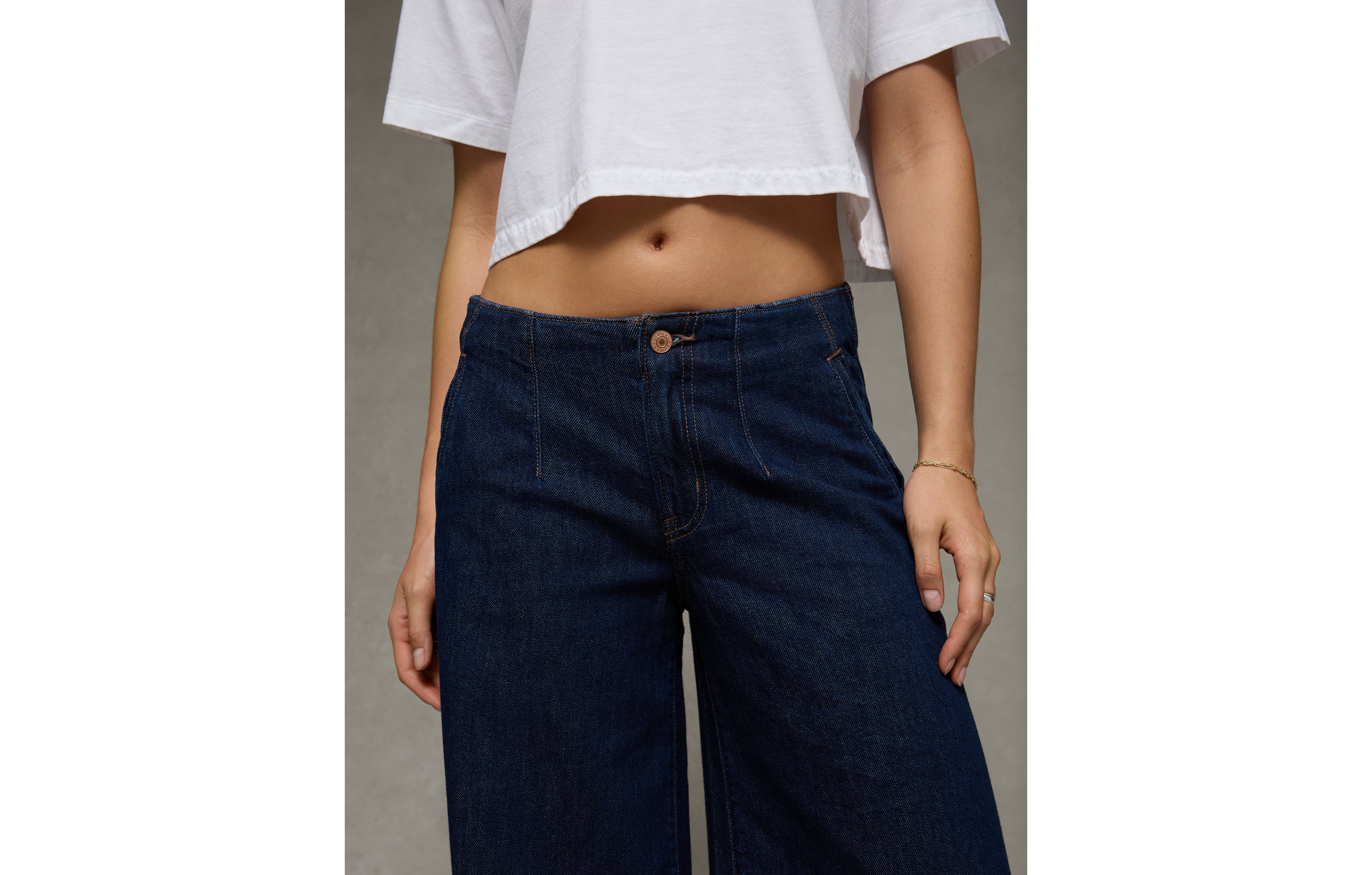 AE Dreamy Drape Baggy A-Line Fit Jean