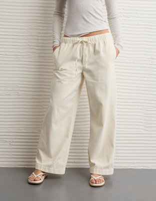 AE Cozy Dreamy Drape Low-Rise Ultra Wide-Leg Jean