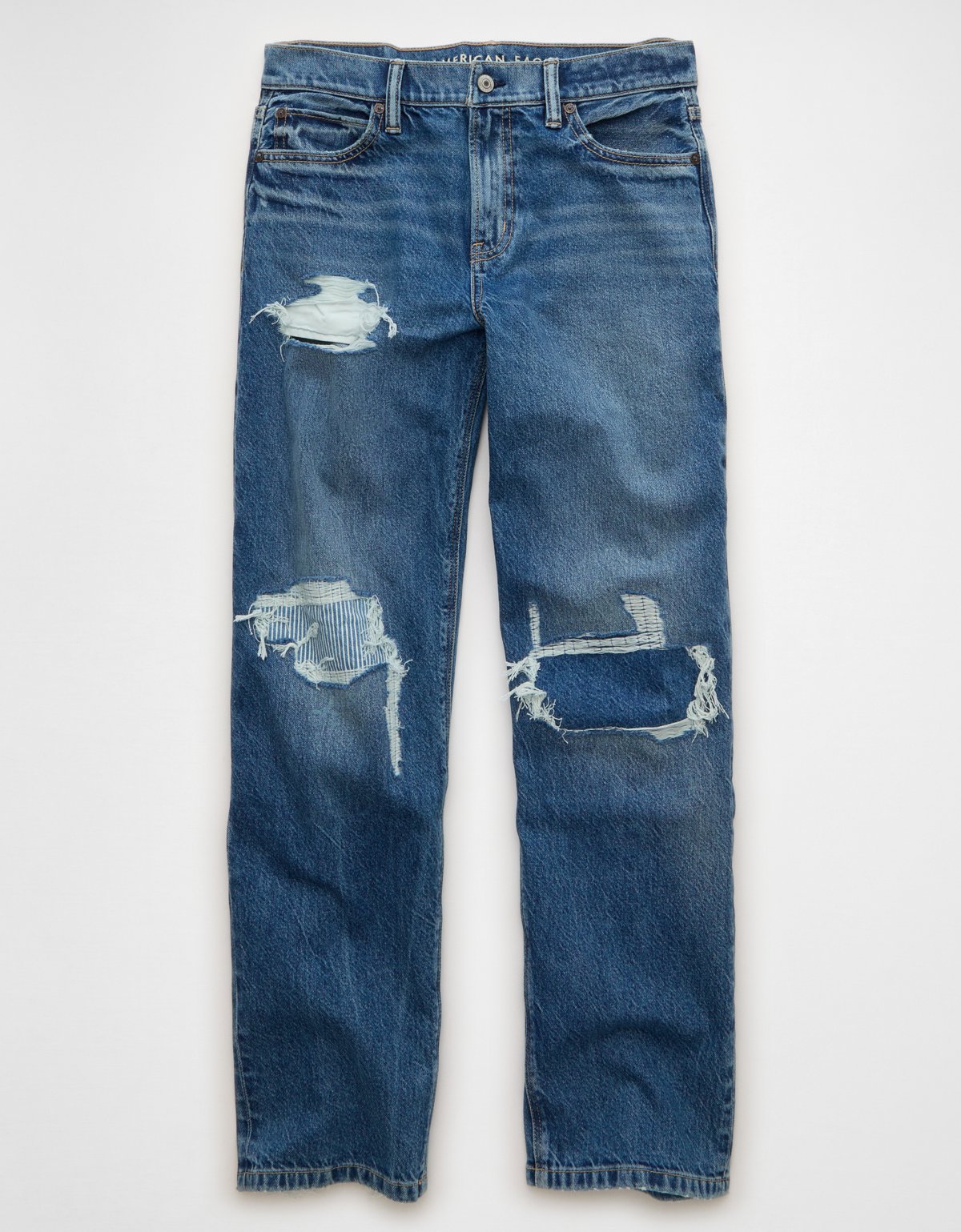 AE Strigid Low-Rise Baggy Straight Jean - image 4