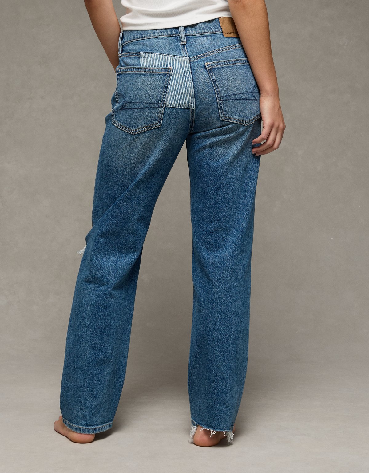 AE Strigid Low-Rise Baggy Straight Jean - image 3