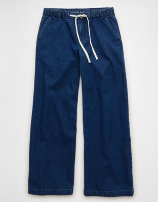 AE Dreamy Drape Strigid Low-Rise Ultra Wide-Leg Jean