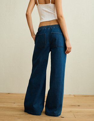AE Low-Rise Baggy Ultra-Wide Leg Jean | American Eagle