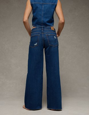 AE Dreamy Drape Strigid Low-Rise Ultra Wide-Leg Jean