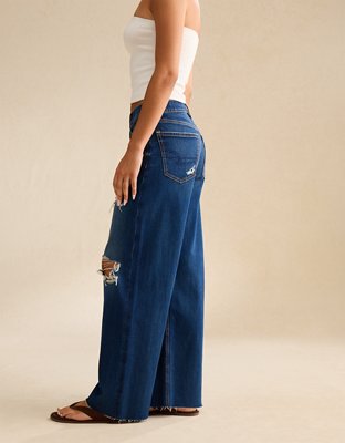 Женские джинсы American Eagle AE Low-Rise Baggy Ultra-Wide Leg Jean — фото 2