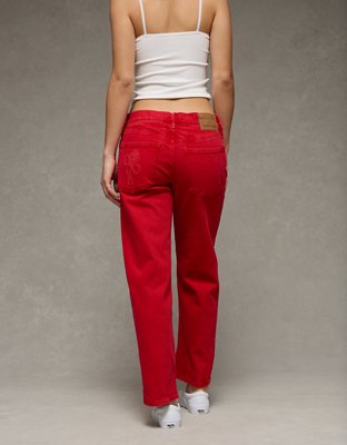 AE Stretch Low-Rise Baggy Straight Jean