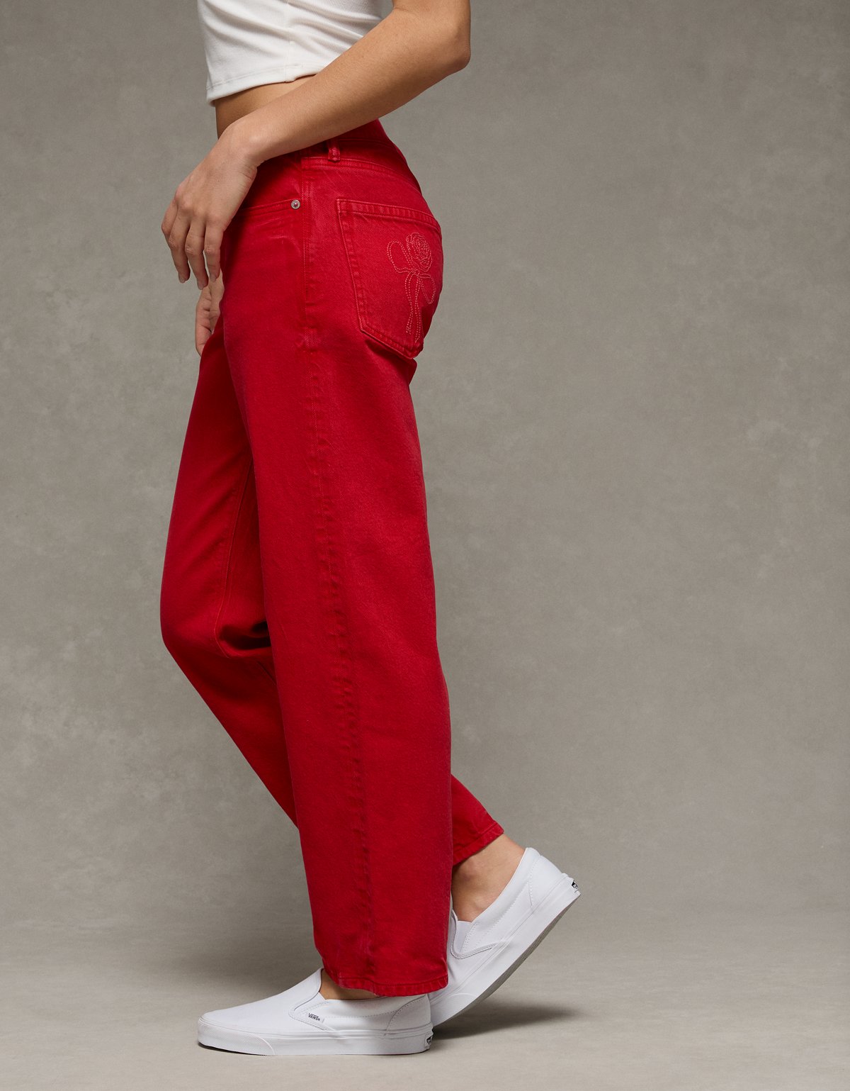 AE Stretch Low-Rise Baggy Straight Jean - image 5