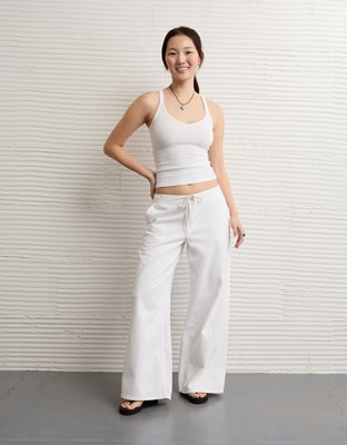 AE Dreamy Drape Strigid Low-Rise Ultra Wide-Leg Jean