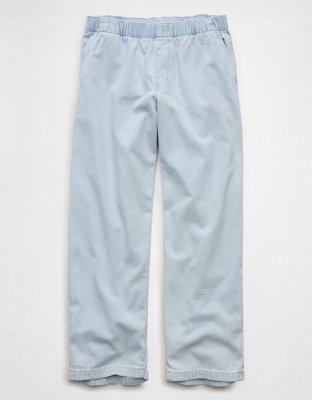 AE Dreamy Drape Stretch Low-Rise Pull-On Baggy Jean