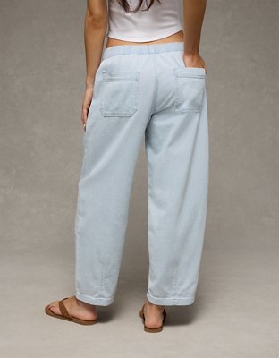 AE Low-Rise Pull-On Barrel Jean