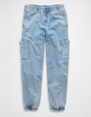 AE Dreamy Drape Stretch High-Waisted Baggy Jogger Jean from American Eagle - $56.95