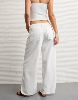 Женские джинсы American Eagle AE Low-Rise Beachy Baggy Jean, цвет: Средний Винтажный — фото 3