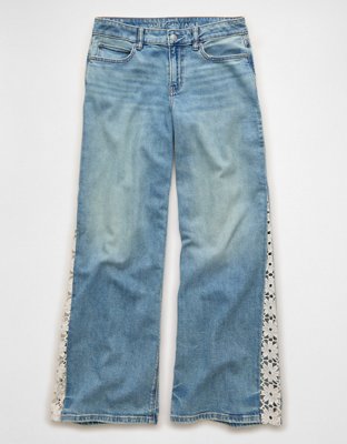 AE Dreamy Drape Stretch Low-Rise Baggy Ultra-Wide Leg Jean from American Eagle - $89.95