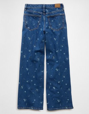 AE Dreamy Drape Strigid Super High-Waisted Baggy Wide-Leg Jean