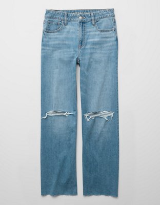 AE Super High-Waisted Baggy Wide-Leg Jean
