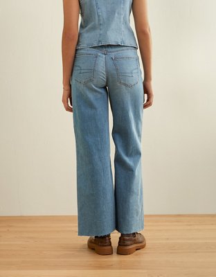 AE Super High-Waisted Baggy Wide-Leg Jean