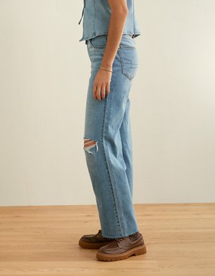 AE Super High-Waisted Baggy Wide-Leg Jean
