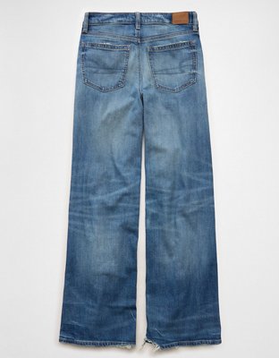 AE Dreamy Drape Stretch Super High-Waisted Baggy Wide-Leg Jean