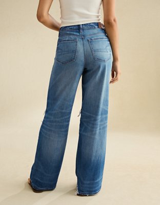 Женские джинсы American Eagle AE Super High-Waisted Baggy Wide-Leg Jean — фото 2