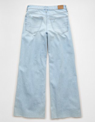 AE Dreamy Drape Stretch Super High-Waisted Baggy Wide-Leg Jean