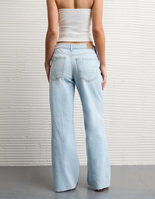 Jean ample à jambe large à taille très haute extensible Dreamy Drape AE