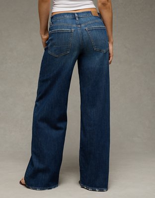 AE Dreamy Drape Stretch Low-Rise Baggy Ultra-Wide Leg Jean