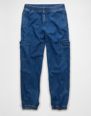 AE Dreamy Drape Stretch Low-Rise Baggy Jogger Jean