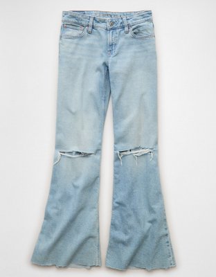 Женские джинсы American Eagle AE Super Low-Rise Baggy Flare Jean — фото 3