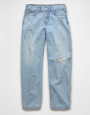 Женские джинсы American Eagle AE Low-Rise Baggy Barrel Jean — фото 4