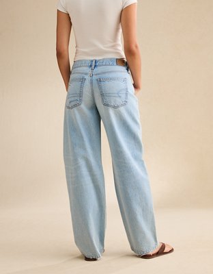 Женские джинсы American Eagle AE Low-Rise Baggy Barrel Jean — фото 2