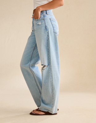 Женские джинсы American Eagle AE Low-Rise Baggy Barrel Jean — фото 3