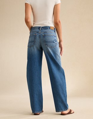 Женские джинсы American Eagle AE Low-Rise Baggy Barrel Jean — фото 2