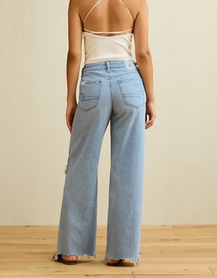 AE Super High-Waisted Baggy Wide-Leg Jean