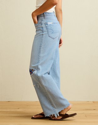 AE Super High-Waisted Baggy Wide-Leg Jean | American Eagle