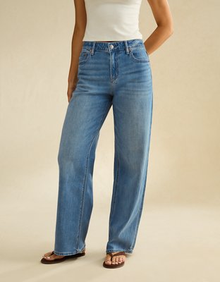 AE Super High-Waisted Baggy Wide-Leg Jean