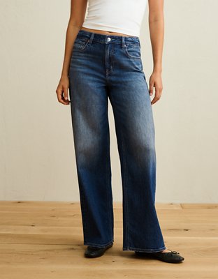 AE Super High-Waisted Baggy Wide-Leg Jean