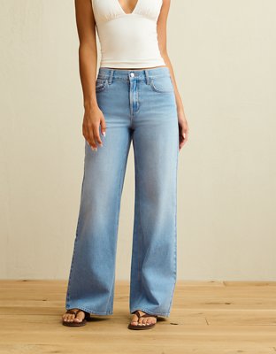 AE Super High-Waisted Baggy Wide-Leg Jean