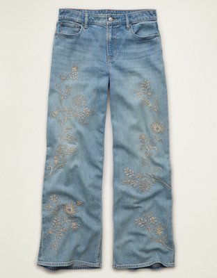 AE Super High-Waisted Baggy Wide-Leg Jean