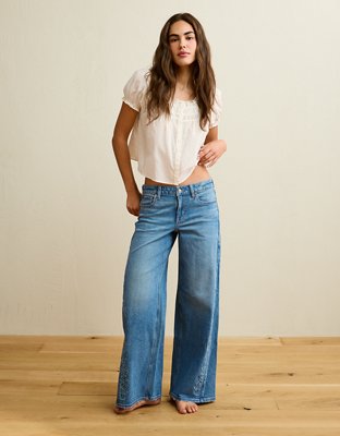 AE Low-Rise Baggy Ultra-Wide Leg Jean