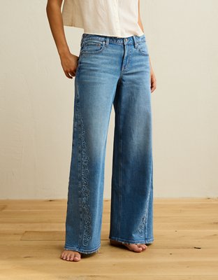 AE Low-Rise Baggy Ultra-Wide Leg Jean