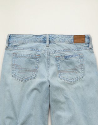 AE Lowest-Rise Wide-Leg Jean Holgado