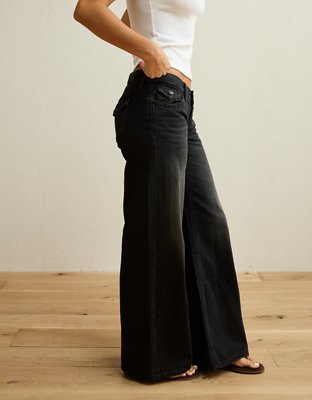 AE Lowest-Rise Baggy Wide-Leg Jean