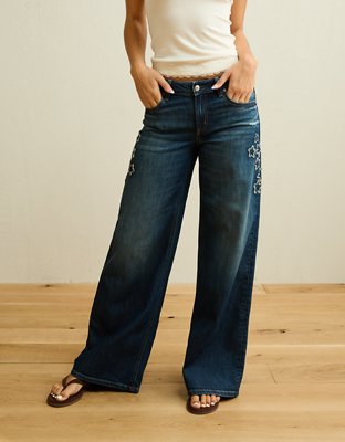 AE Low-Rise Baggy Ultra-Wide Leg Jean