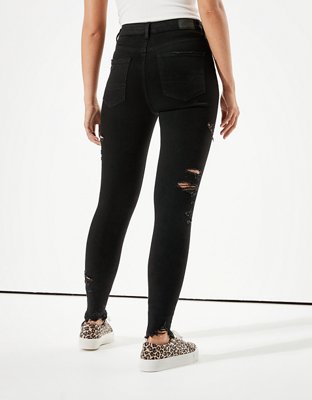 Женские джинсы American Eagle AE Dream Ripped Highest Waist Jegging — фото 2